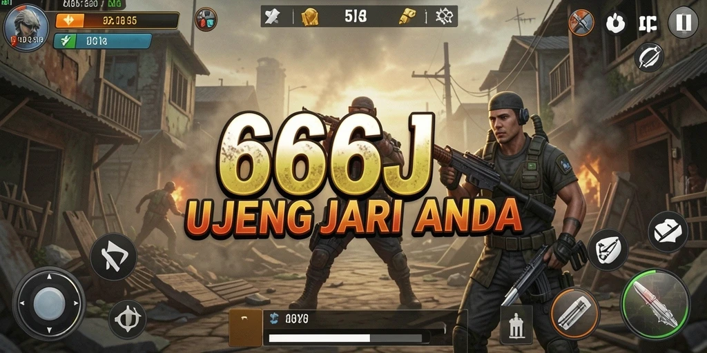 Gameplay mendebarkan dengan grafis realistis di 666J.