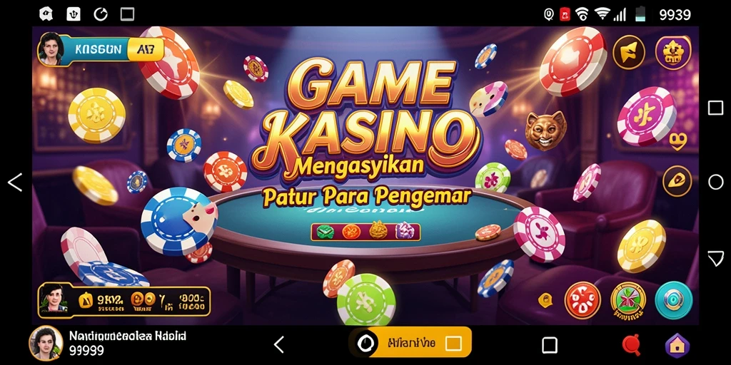 Tampilan aksi kasino yang menarik di 9939.