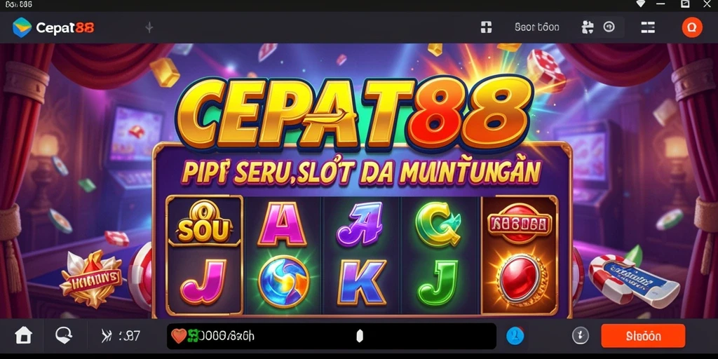 Tampilan gameplay menarik dari CEPAT88 dalam slot online.
