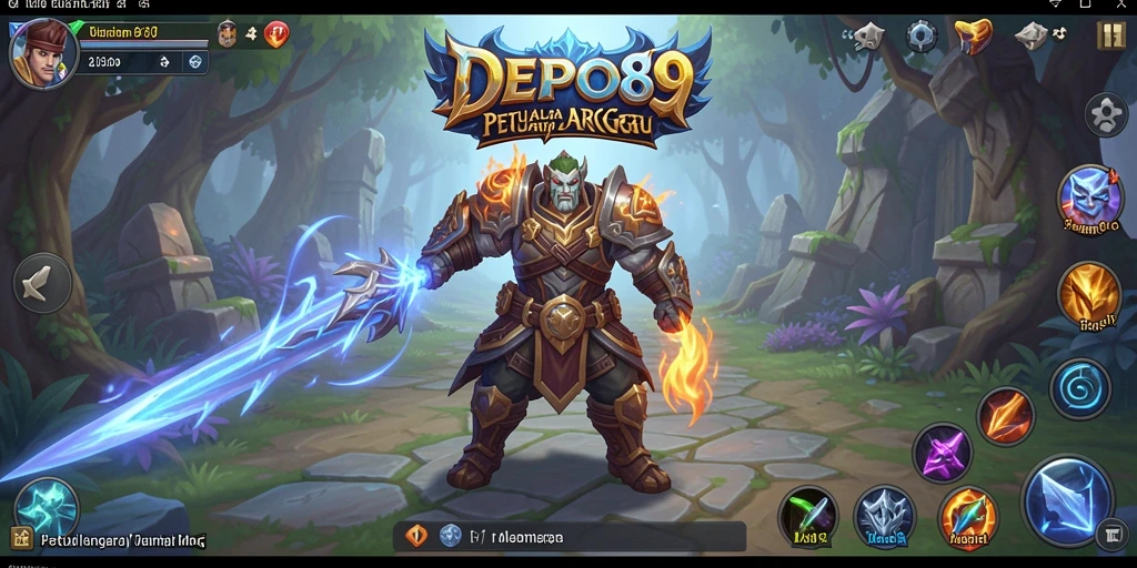 Tangkapan layar menunjukkan pertarungan epik di dunia <strong>DEPO89</strong>.
