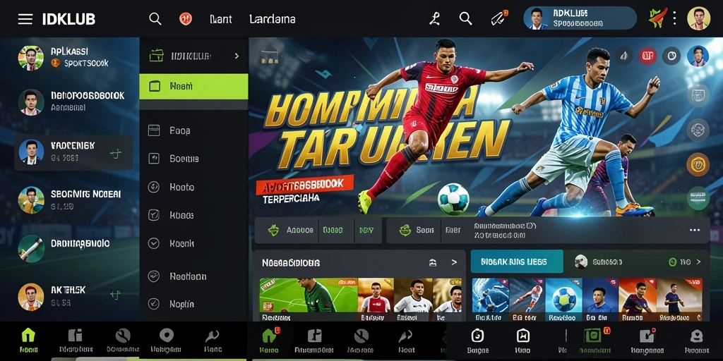 Tampilan antarmuka IDKLUB dengan fitur taruhan yang menarik.