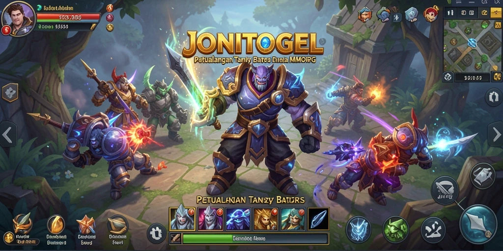 Tampilan gameplay menarik dalam JONITOGEL, penuh aksi dan petualangan.