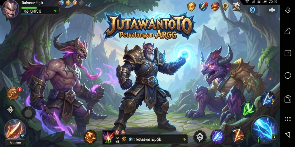 Tampilan gameplay mendalam dari JUTAWANTOTO yang penuh aksi.