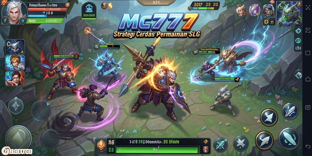 Gameplay menarik dari MC777 dengan berbagai strategi dan peperangan.