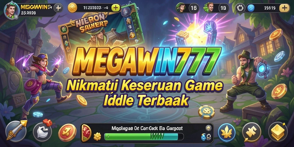 Screenshot utama MEGAWIN777 menampilkan gameplay seru dan menarik dari game Idle.