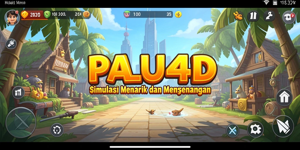 Tampilan gameplay PALU4D yang menarik dan realistis.