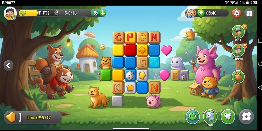 Screenshot gameplay menampilkan puzzle menantang di RP6677