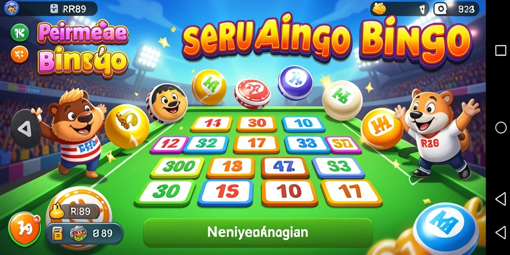 Screenshot utama menampilkan gameplay Bingo yang seru dan interaktif.