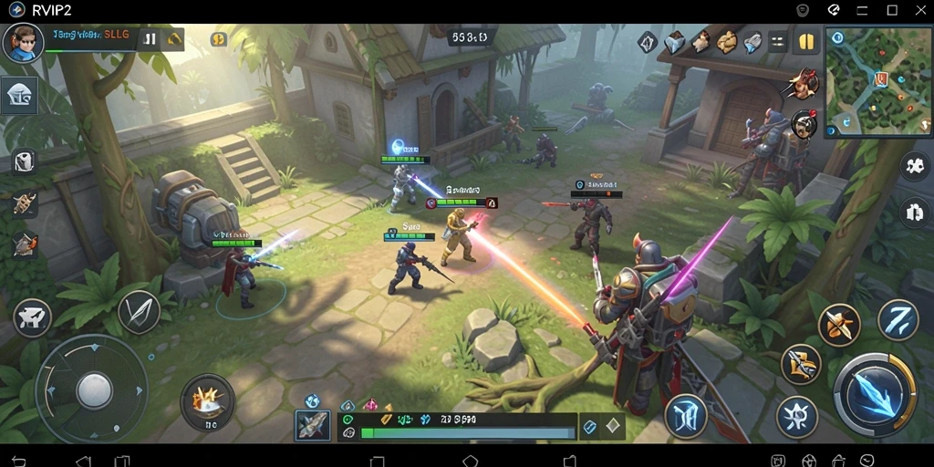 Tangkapan layar utama RVIP2 menampilkan strategi seru dalam gameplay.