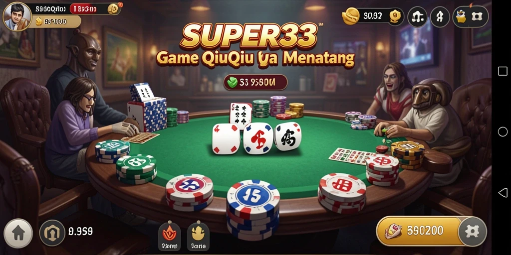 Tampilan gameplay menegangkan dari SUPER33 yang penuh strategi.