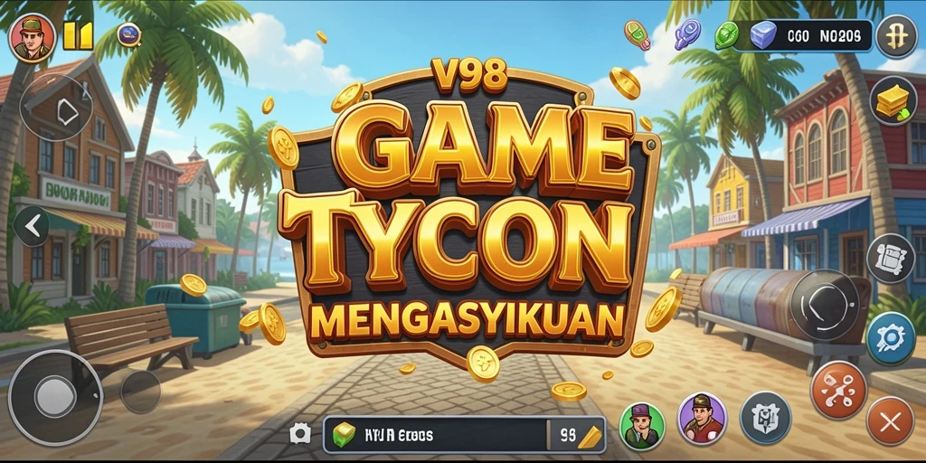 Tampilan menarik dari gameplay V98 yang menantang.