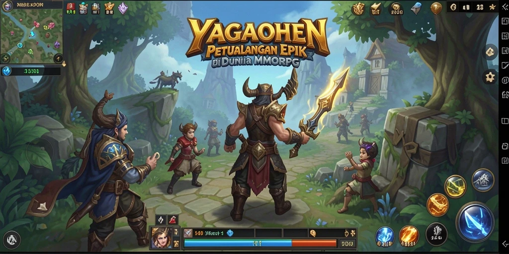 Gameplay seru di YAGAOHEN dengan karakter dan monster fantastis.